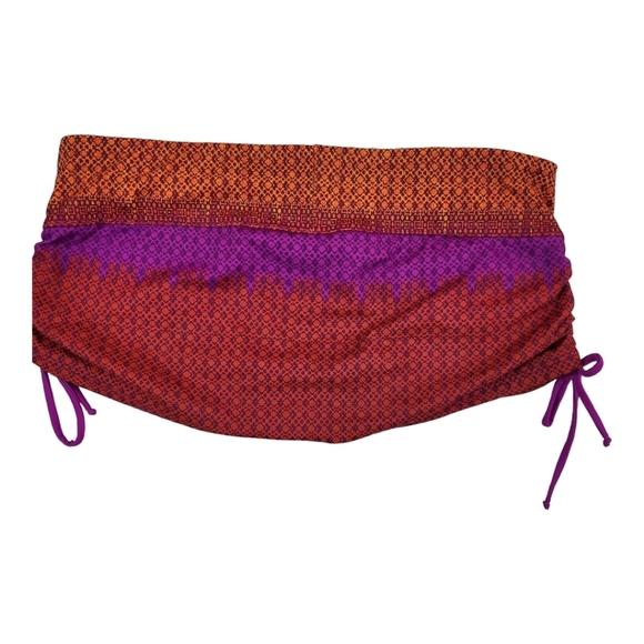 Athleta Rio Vista Saffron Red Scrunch Swim Shorts - Picture 4 of 6